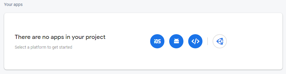 Firebase console Firebase console