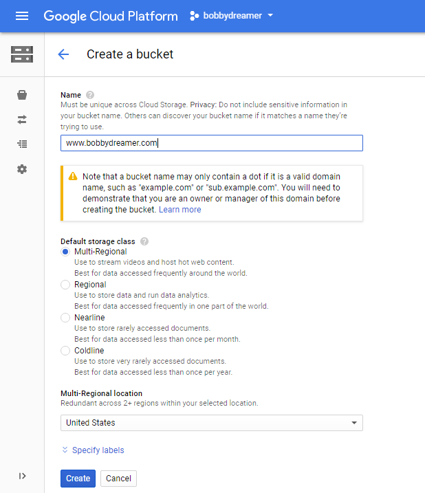 Google Cloud Console