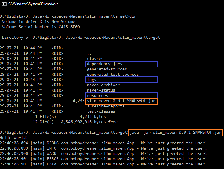 Java JAR Execution