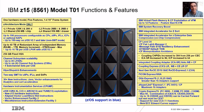 IBM z15 Functions and Features