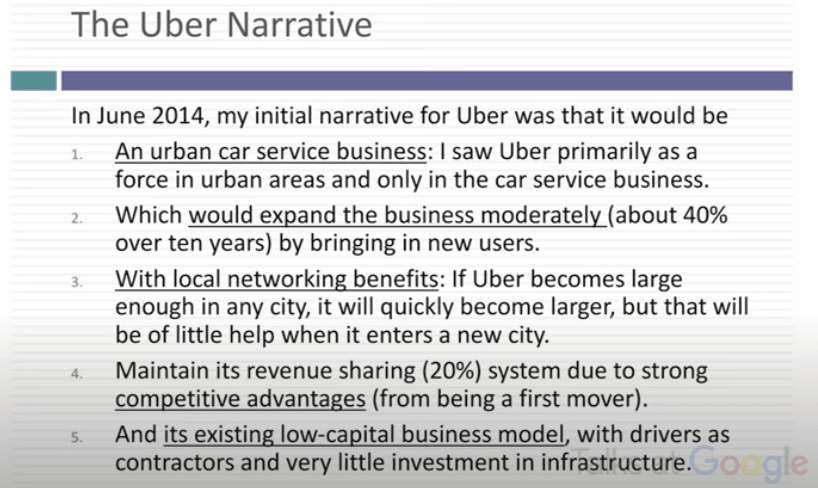 Uber Narrative